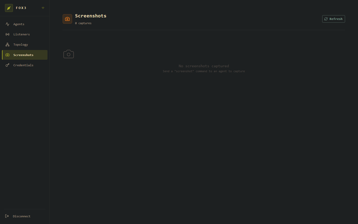 Screenshots page